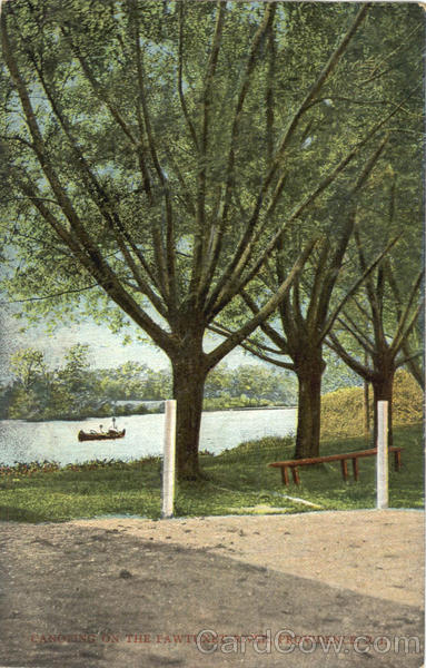 Canoeing on the Pawtuxet River Providence Rhode Island