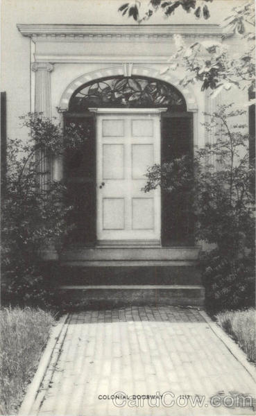 Colonial Doorway Boston Massachusetts