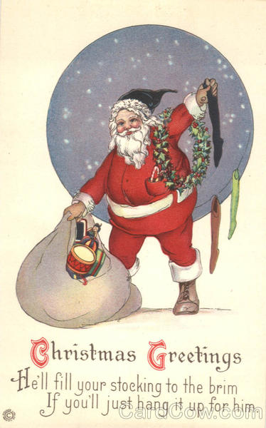 Christmas Greetings Santa Claus