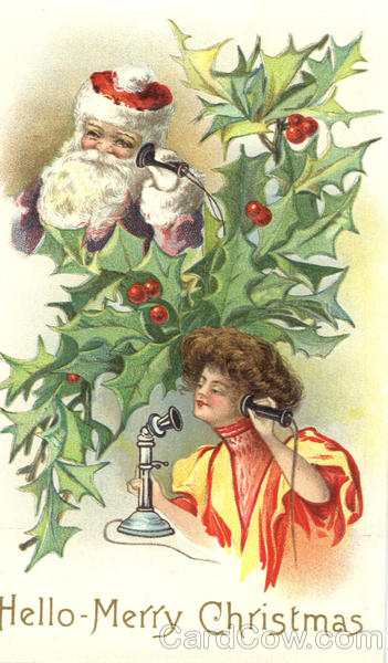 Hello-Merry Christmas Santa Claus