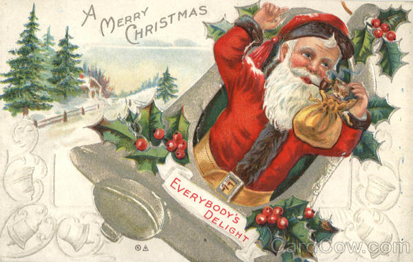 A Merry Christmas Everybody's Delight Santa Claus