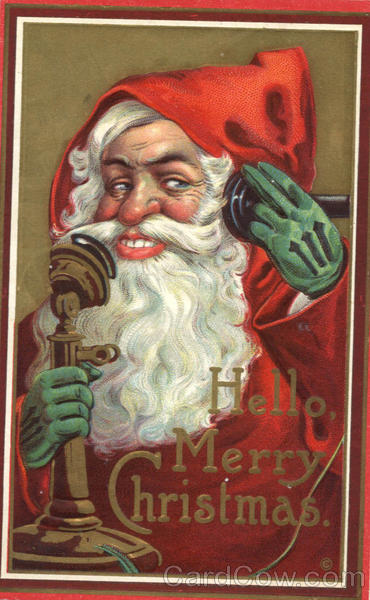 Hello Merry Christmas Santa Claus