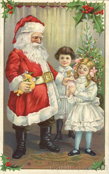 Christmas Greetings Santa Claus
