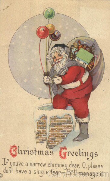 Christmas Greetings Santa Claus