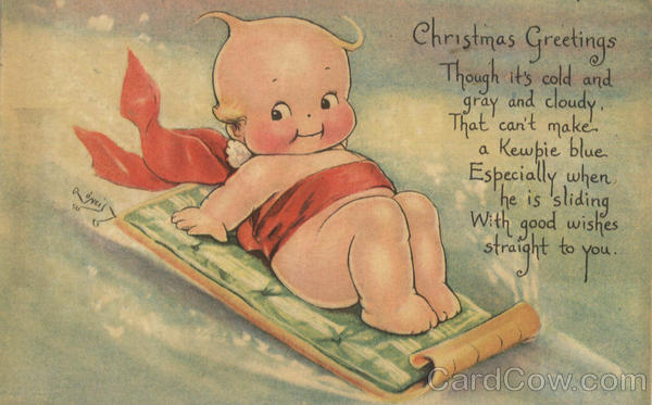 Kewpie Christmas Greetings Rose O'Neill