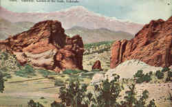 Gateway Garden of the Gods, CO Postcard Postcard