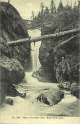 Upper Horseshoe Falls Estes Park, CO Postcard Postcard
