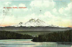 Mt. Rainier Seattle, WA Postcard Postcard