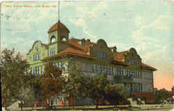 Pine Avenue School Long Beach, CA Postcard Postcard