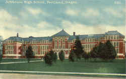 Jefferson High School Portland, OR Postcard Postcard