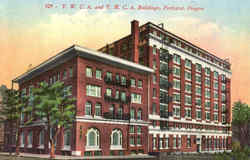 YWCA. and YMCA Buildings Postcard