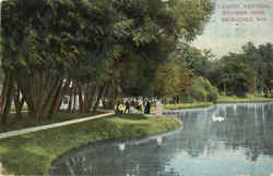 Lagoon, National Soldiers Home Postcard