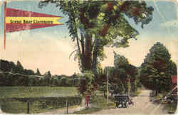 Scene near Claremore Banner Postcard