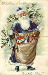 Christmas Greetings Postcard