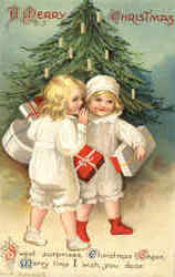 A Merry Christmas Postcard Postcard