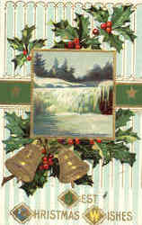 Best Christmas Wishes Postcard Postcard