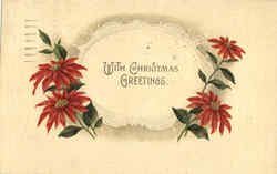With Christmas Greetings Postcard