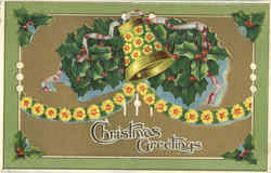 Christmas Greetings Postcard Postcard