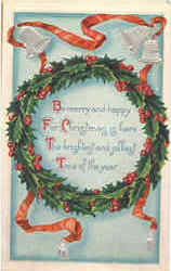 Be Merry and happy Postcard