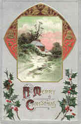 A Merry Christmas Postcard