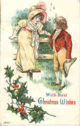 Winsch With Best Christmas Wishes Postcard Postcard