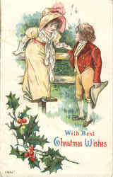 Winsch With Best Christmas Wishes Postcard