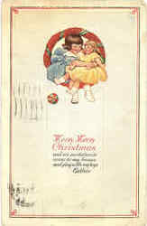 Merry Merry Christmas Postcard