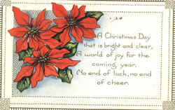 A Christmas Day Postcard Postcard