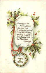 A Merry X Mas Postcard