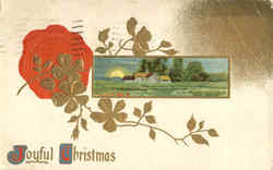 Joyful Christmas Postcard Postcard