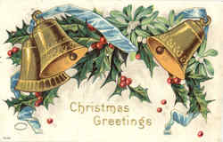 Christmas Greetings Postcard Postcard