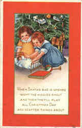 Merry Christmas (Children) Postcard