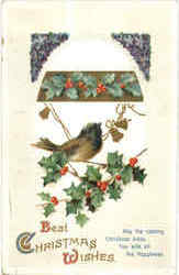 Best Christmas Wishes Postcard Postcard