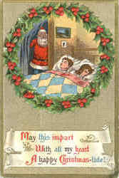 Merry Christmas - Santa (Children) Postcard