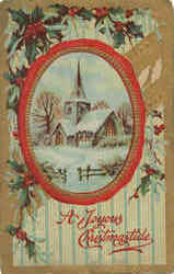 A Joyous Christmas Postcard Postcard