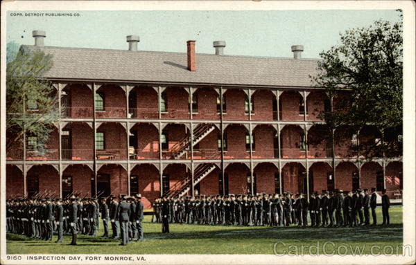 Inspection of the tropps Fort Monroe Virginia