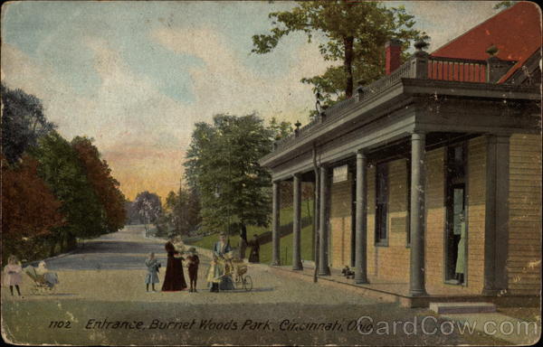 Entrance Burnet Woods Park Cincinnati Ohio