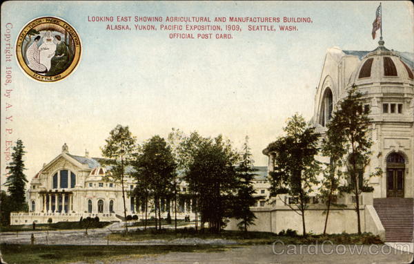 Looking East Showing Agricultural and Manufacturing Building Seattle Washington