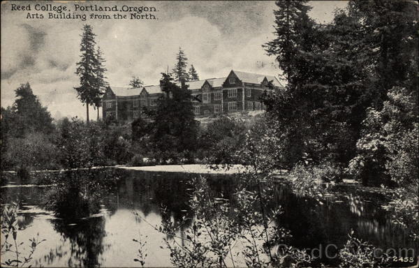 Reed College - Arts Building From the North Portland Oregon