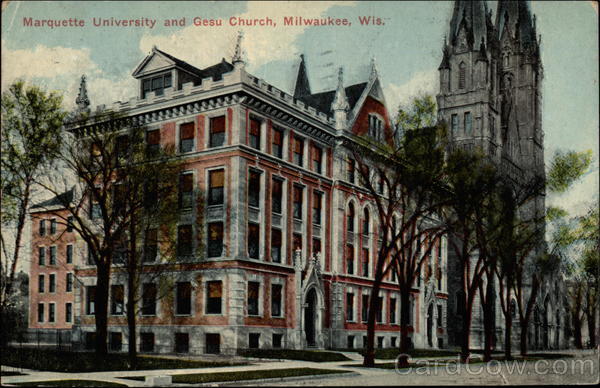 Marquette University and Gesu Church Milwaukee Wisconsin