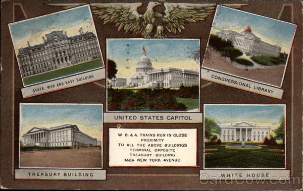 WB&A scenic points Trains, Railroad