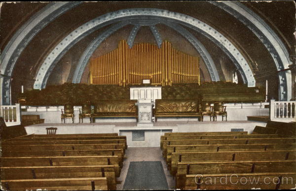 Interior of Mormon Tabernacle Ogden Utah