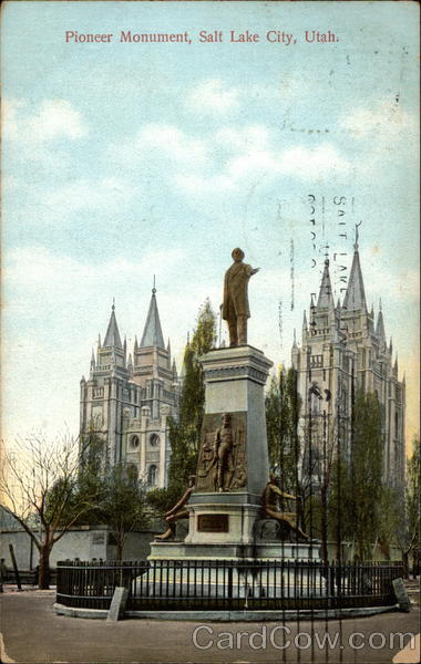 Pioneer Monument Salt Lake City Utah