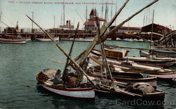 Italian Fishing Boats San Francisco California