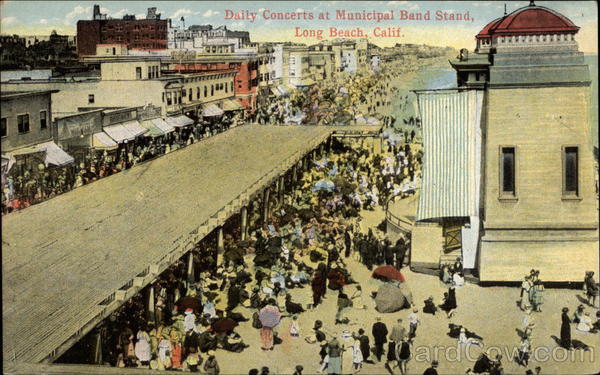 Daily Concerts at Municipal Band Stand Long Beach California