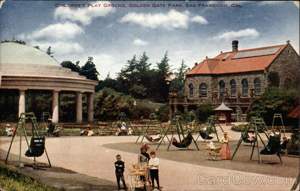 Children's playground at Golden Gate Park San Francisco California