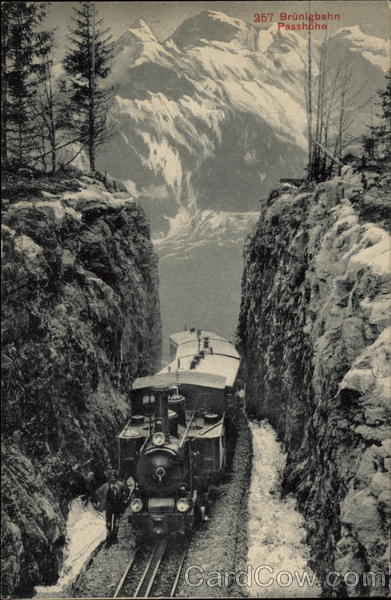 Brunighahn Passhohe Trains, Railroad
