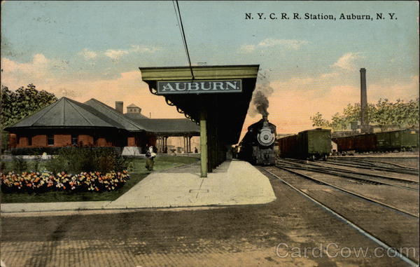 N. Y. C. R. R. Station Auburn New York