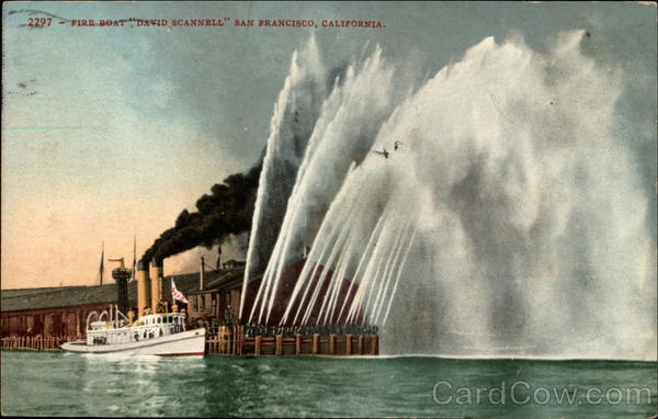 Fire Boat David Scannell San Francisco California
