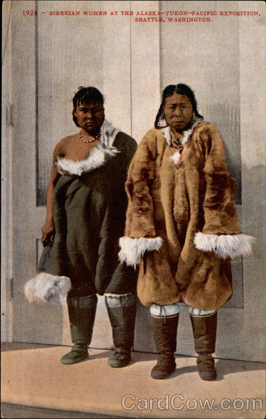 Siberian Women at the Alaska-Yukon-Pacific Exposition Seattle Washington